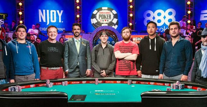 The November Nine at the WSOP 2015 Finals table